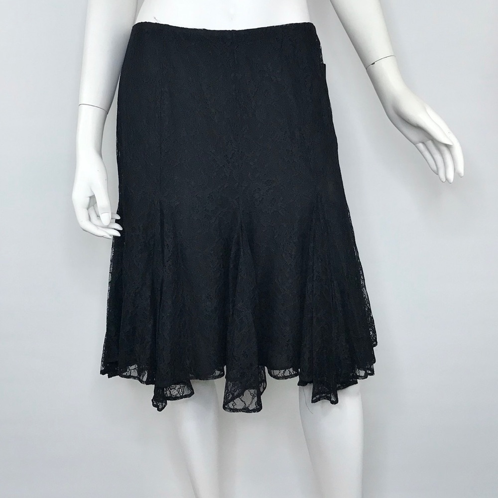 {Lauren by Ralph Lauren} Lace Chantilly Skirt - Picture 4 of 8